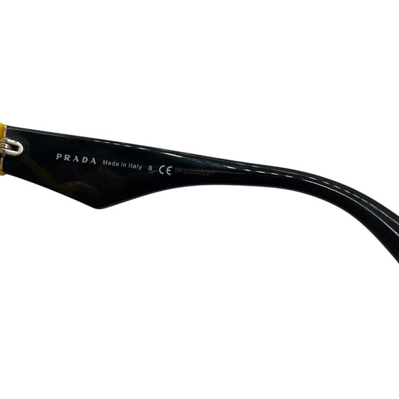 Prada Yellow / Black Plastic Frame Optical RX Eyeglasses - Picture 9 of 10